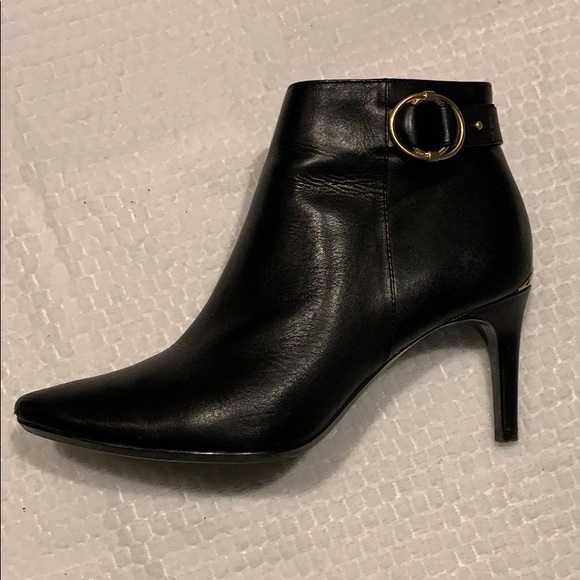 Calvin Klein black leather booties - Picture 2 of 6
